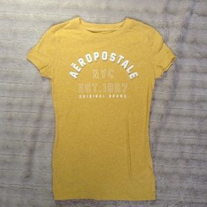 NWOT yellow Aeropostale shirt